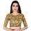 Thumbnail:   Generic Women's Satin Silk, Inner-Cotton Full Stitched Padded Blouse (Mustard)