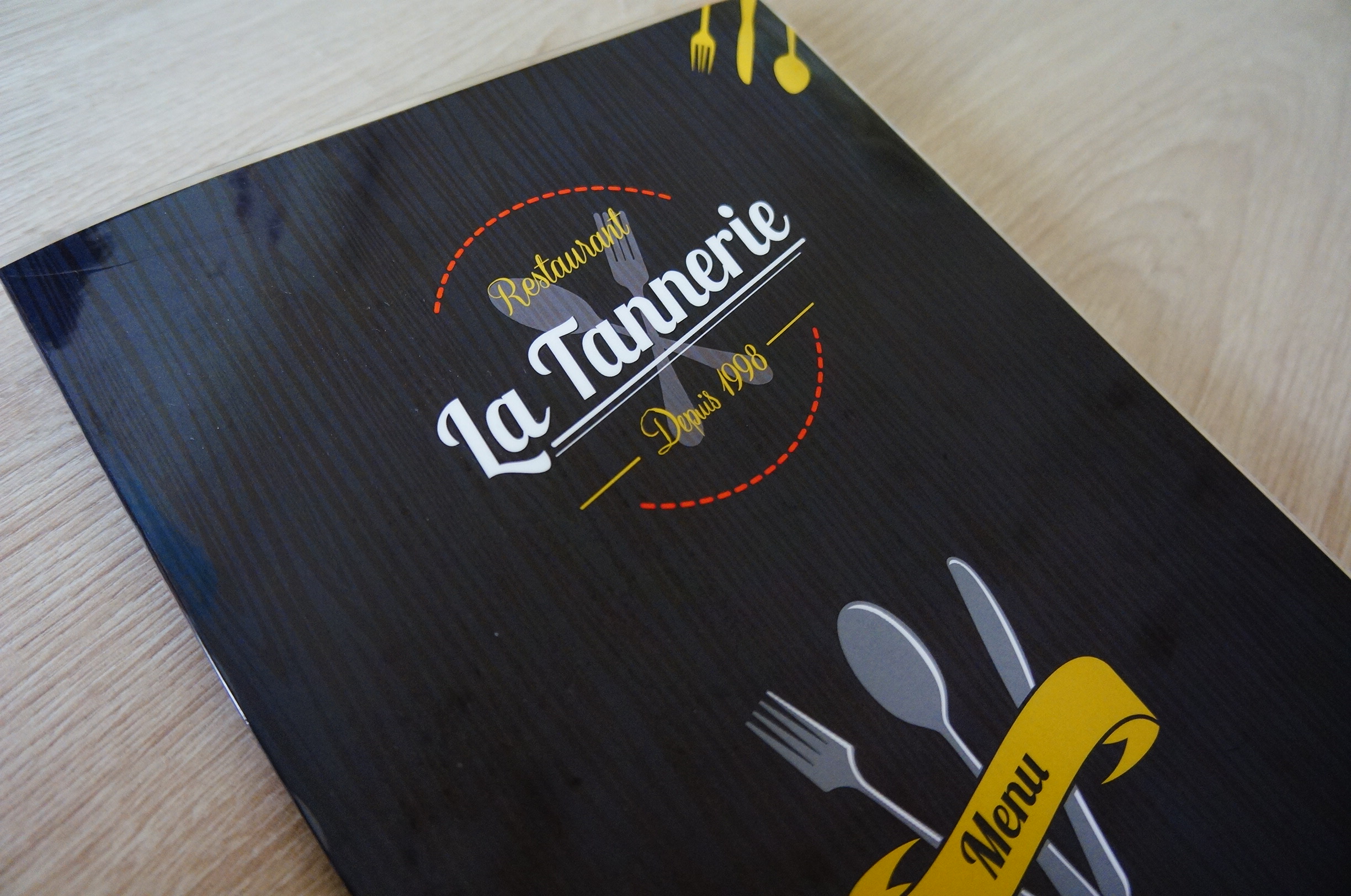 MENU RESTAURANT LA TANNERIE