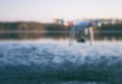 video production parasol media drone hovering