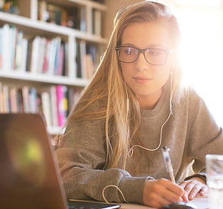 Student Studying