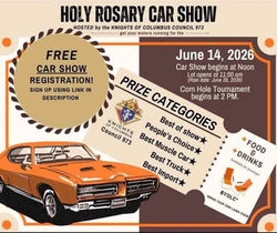 Holy Rosary Car Show - WI 06-14-26