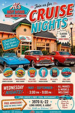 Al's Hot Dogs Cruise Nights-Long Grove