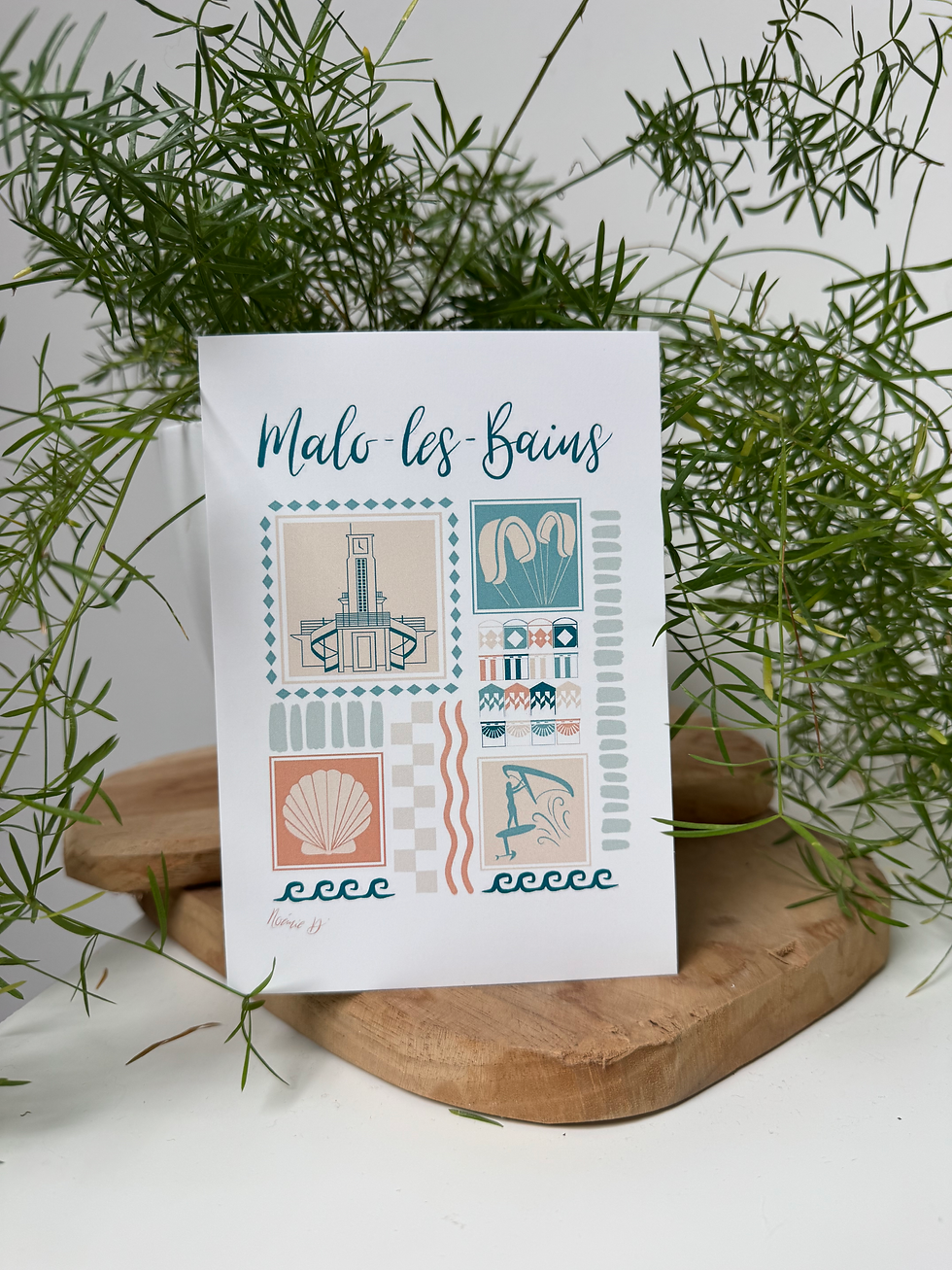 Miniature : Fragment de Malo-les-Bains bleu