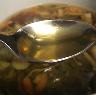 After the broth is done