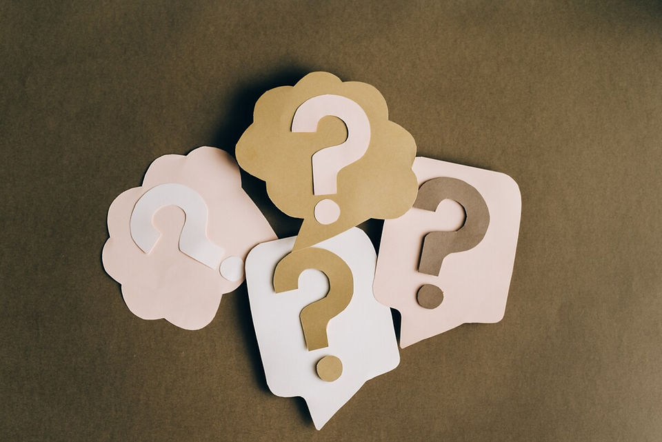 Question mark graphic