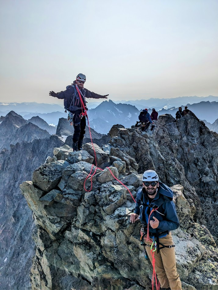 2lèves de l'école de la montagne à Roche Faurio
