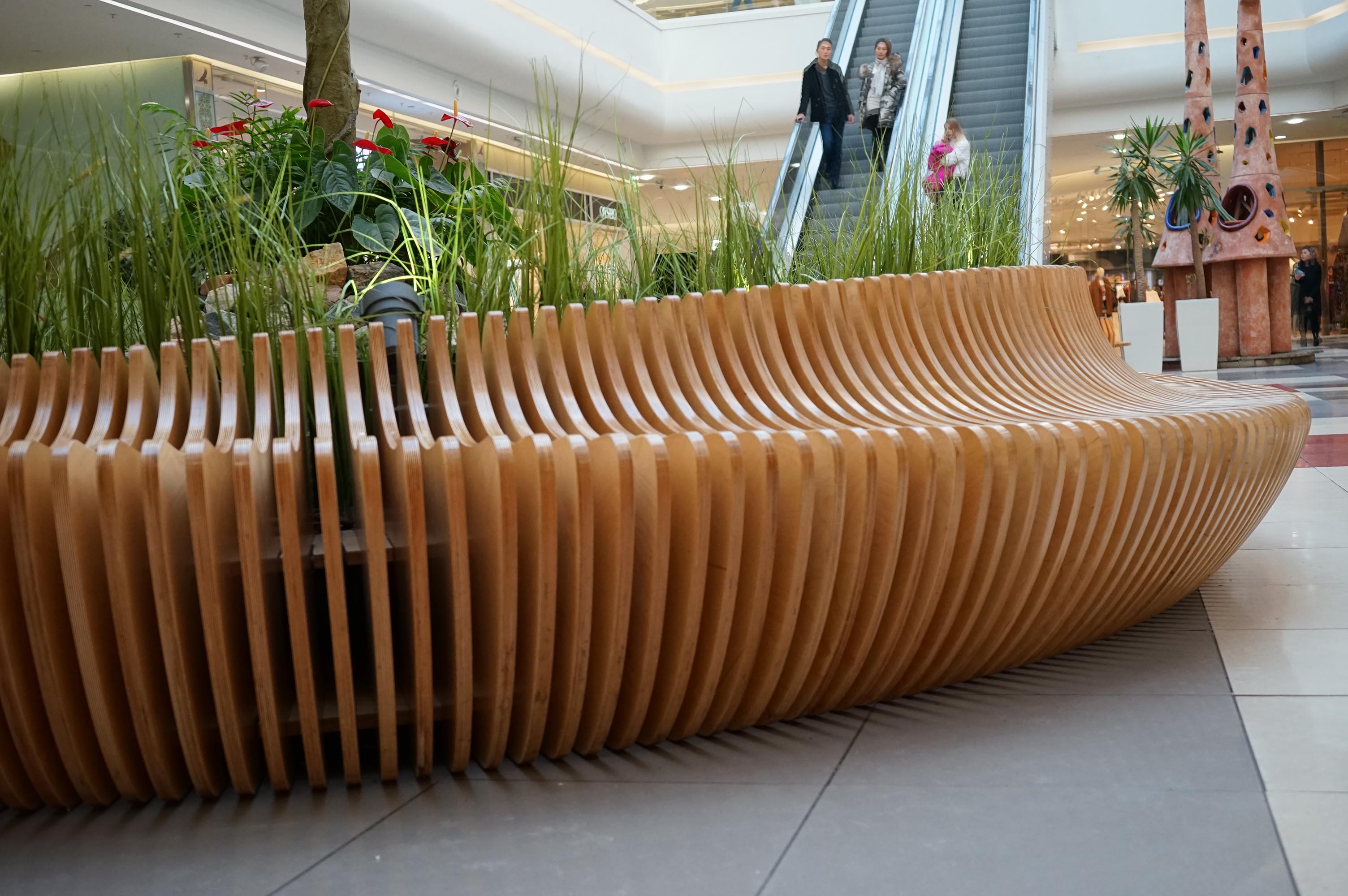MEGA 2 Almaty — parametric benches by Parametrica · photo 11 of 39