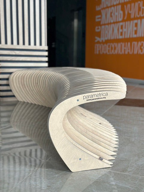 Параметрическая лавка для  школы, лавочка параметрическая "LT1.8" / Parametric bench for school, parametric bench "LT1.8"