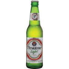 BEER:Presidente Light 12 oz Bottle 2/12pk 24ct