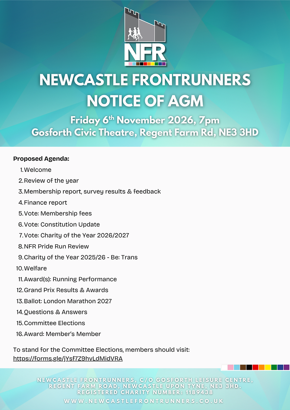 Newcastle Frontrunners AGM 2026 - Official Notice