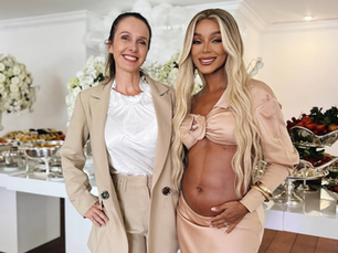 Delikatessen Buffet realiza chá revelação do primeiro filho de Ludmilla e Brunna Gonçalves