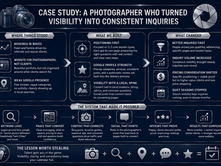 Photographer marketing trioassist case study turning local visibility into consistent inquiries