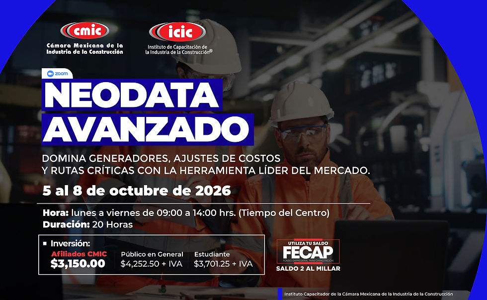 5-8 Oct NEODATA AVANZADO