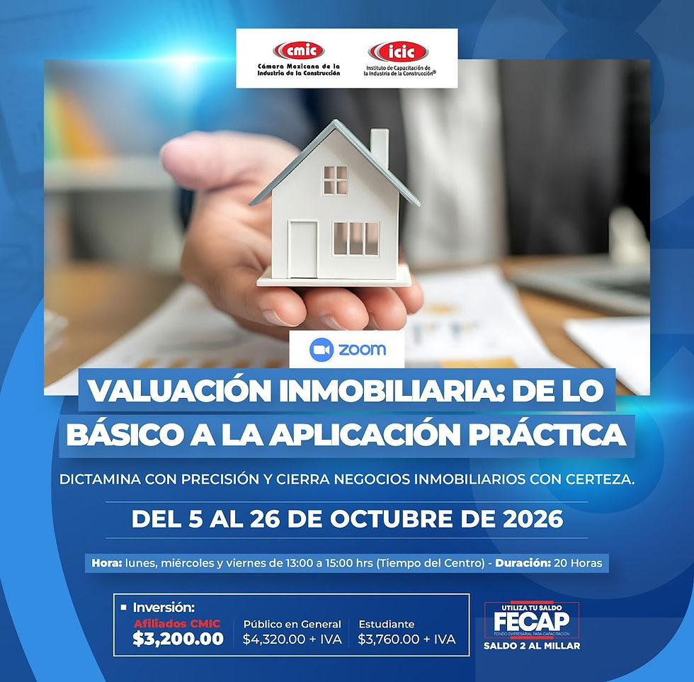 5 AL 26 OCT VALUACION INMOBILIARIA