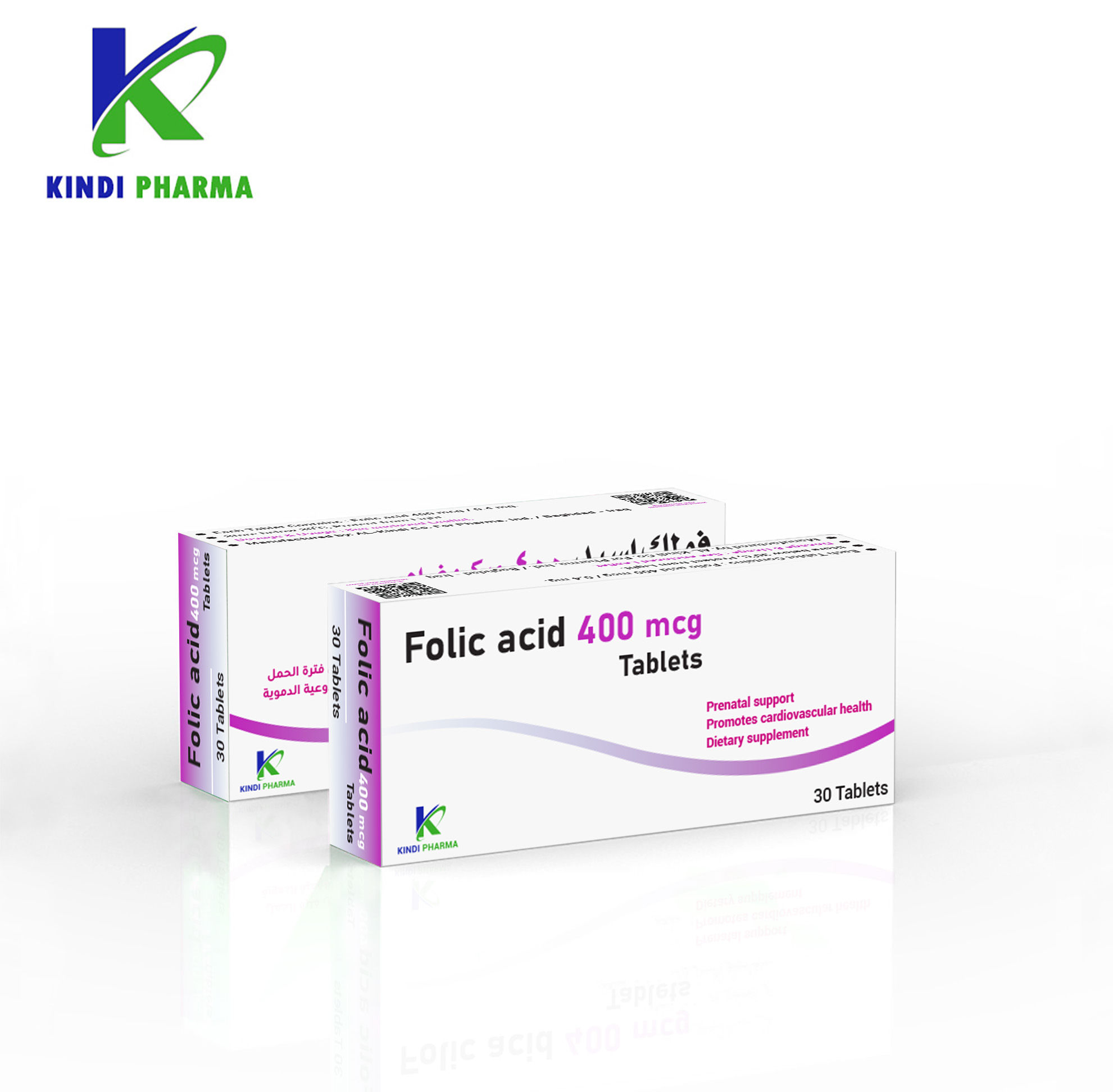 Folic acid 400 mcg   TABLETS
