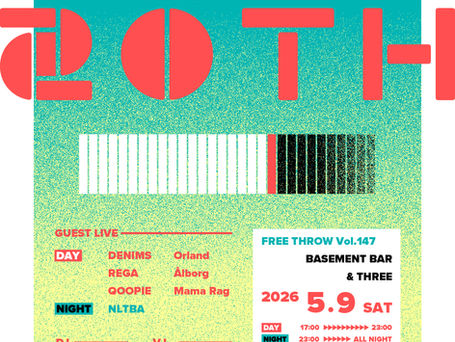 【REGA】「FREE THROW Vol.147 -FREE THROW 20th Anniversary-」出演決定