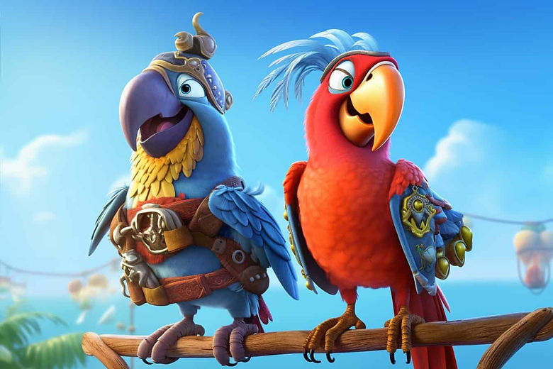 The Glaikit Stirk and the Parrot