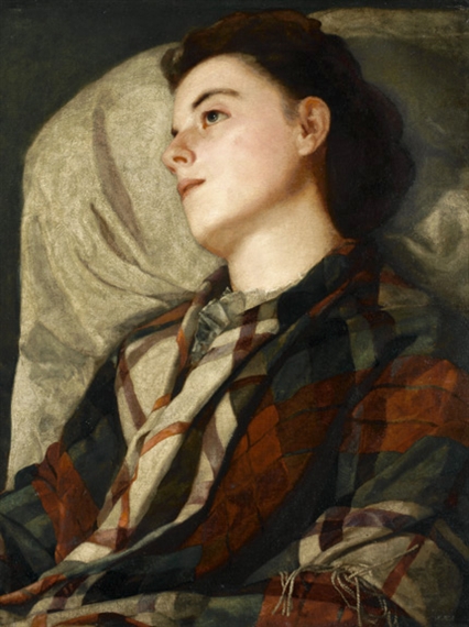 Woman in a Plaid Shawl