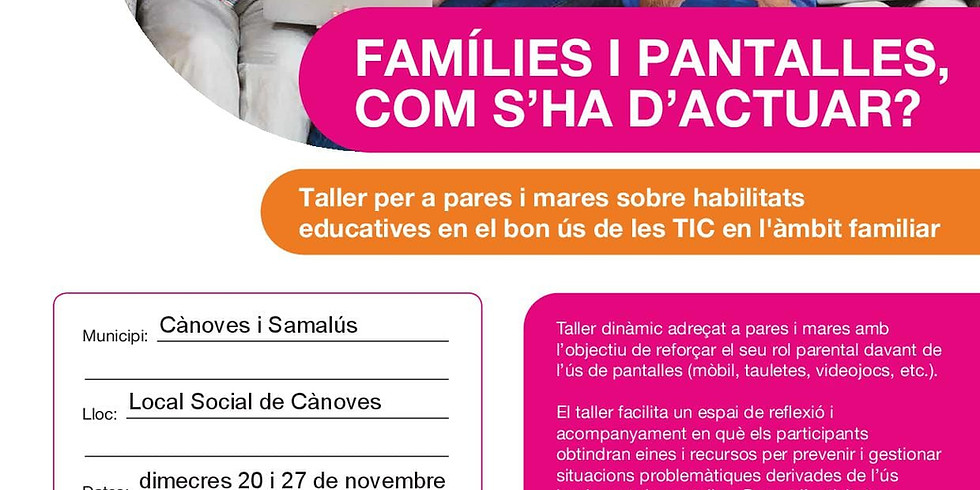 Famílies i pantalles, com s'ha d'actuar?