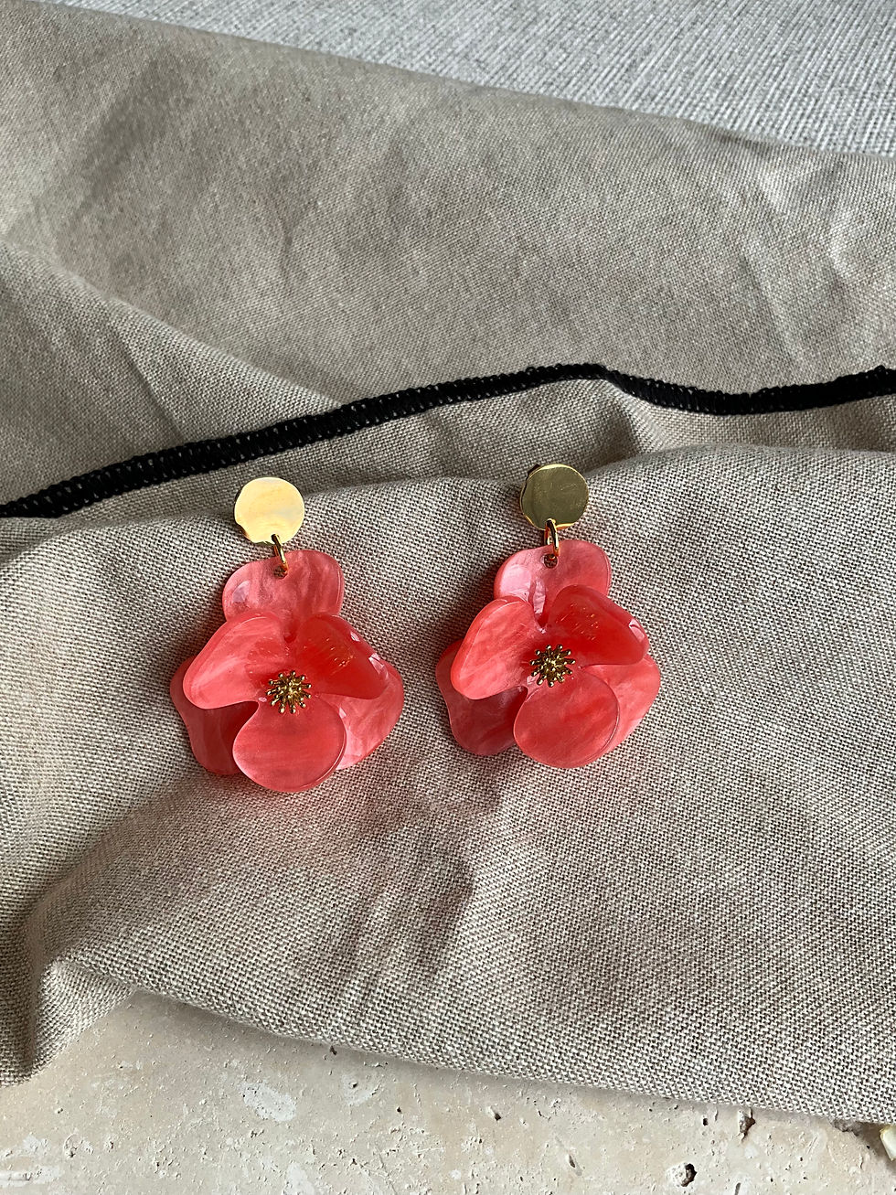 Miniature : Boucles d'oreilles PEONIE