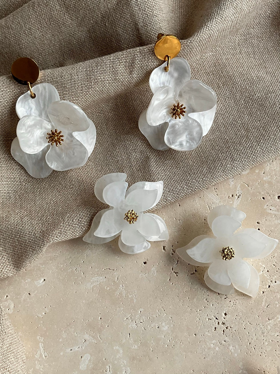 Miniature : Boucles d'oreilles BOTANIQUE