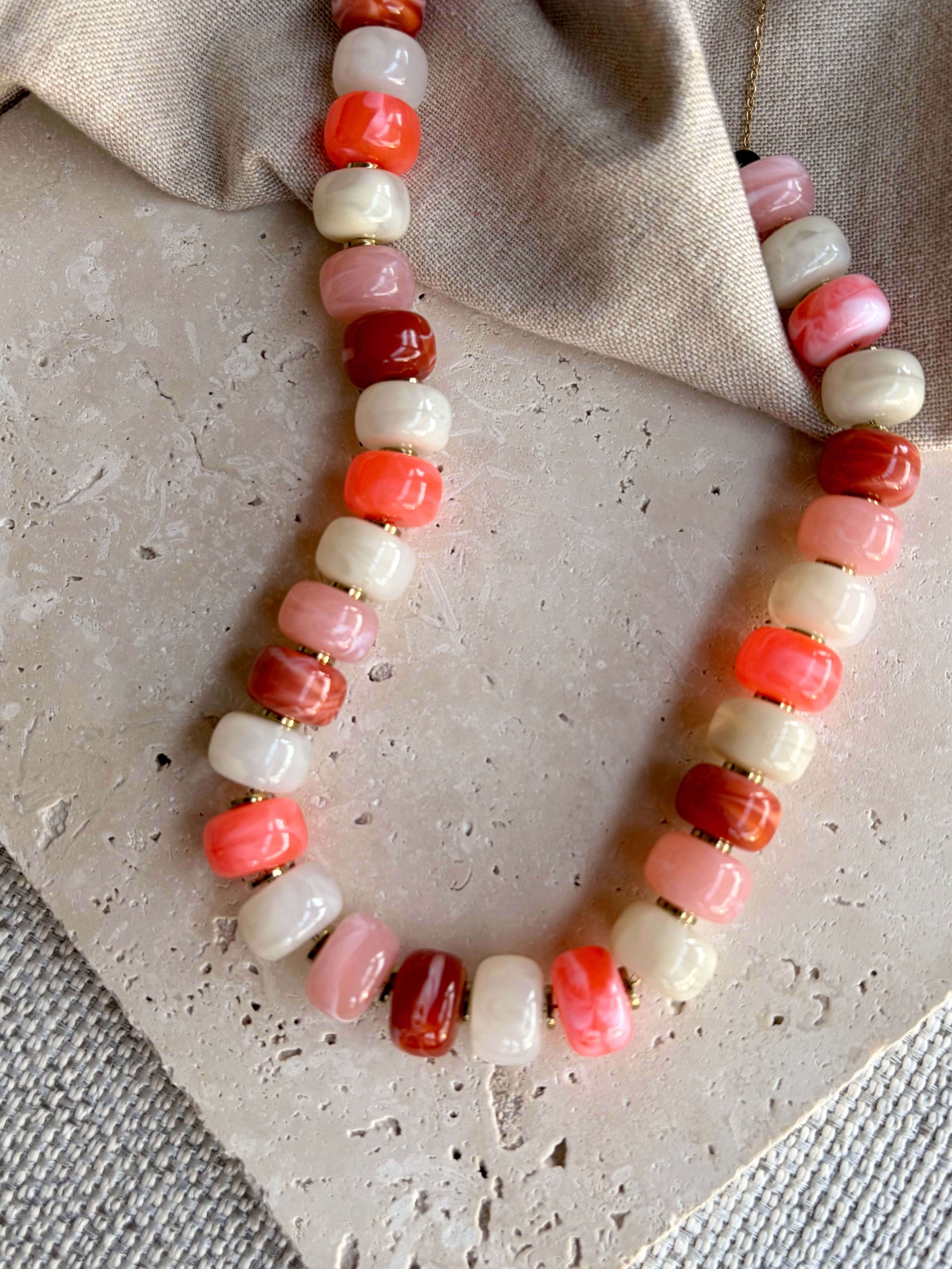 Collier Sorbet Pêche