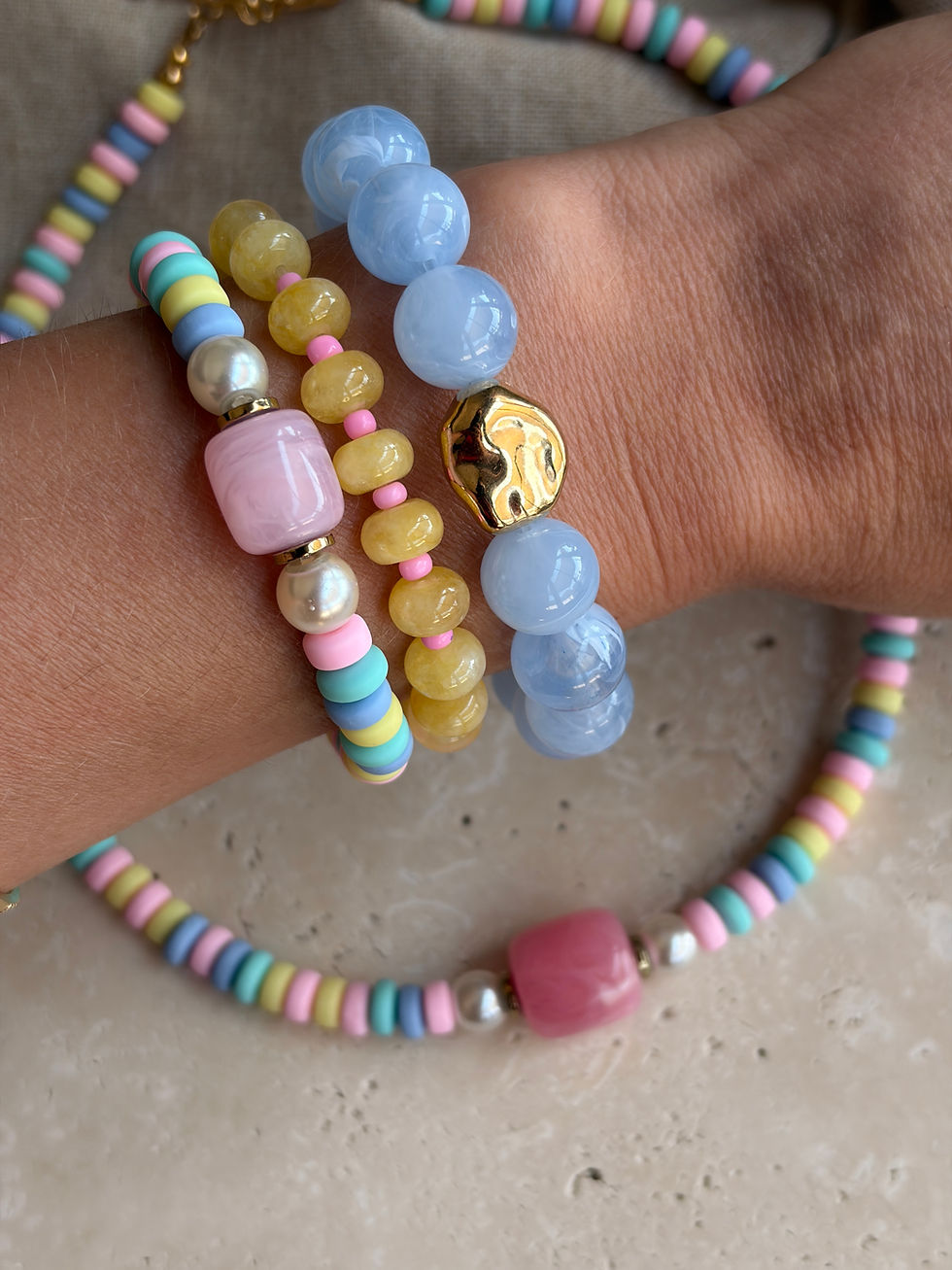 Miniature : Bracelet ALBA élastique (+options)