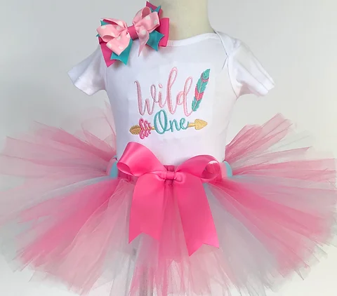 Wild One First Birthday Outfit 1st Birthday Cake Smash Outfit Tutu