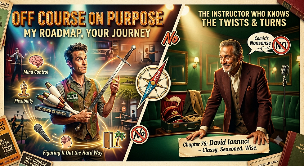 "Off Course On Purpose, A Story About Chasing The Impossible", by Mr. Bill Berry - Chapter 76: "David Iannaci"