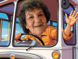 ¡Vamos a conducir un cole radial por los barrios!