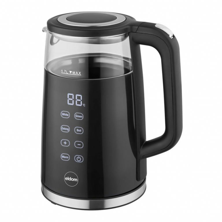 ELDOM C530 NEVO electric Kettle 1.7 L 2200 W Black, Transparent