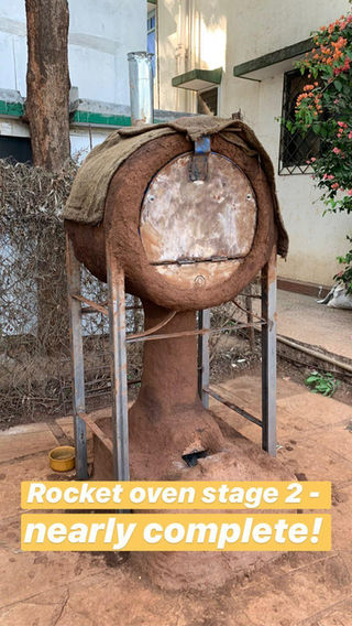 Our DIY Rocket Oven!
