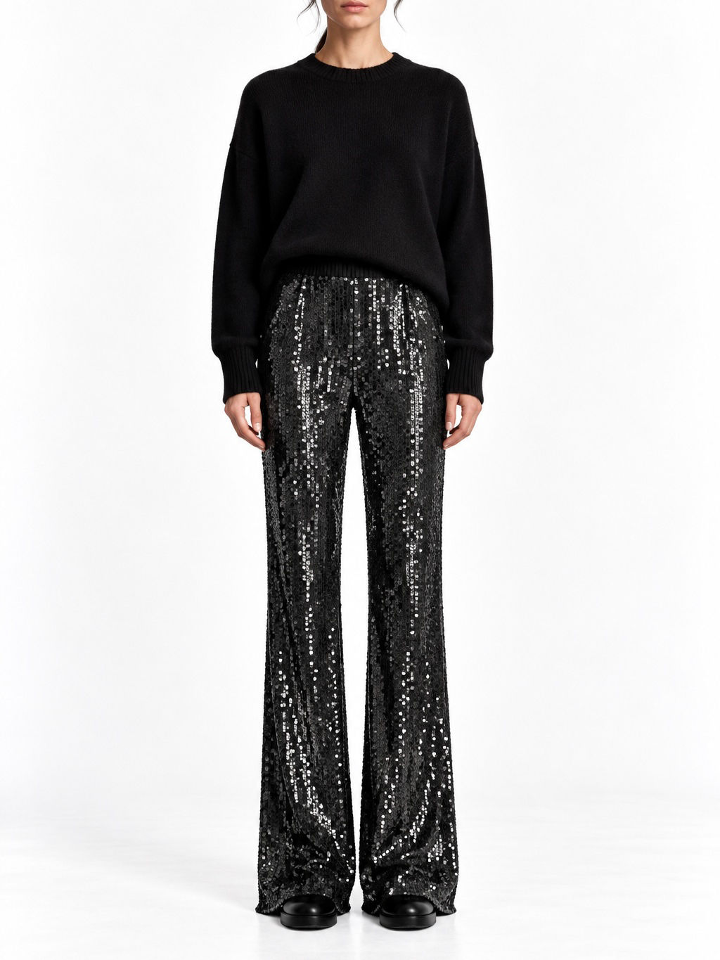 ANNA pantalon en sequins