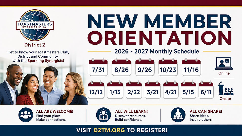 New Member Orientation