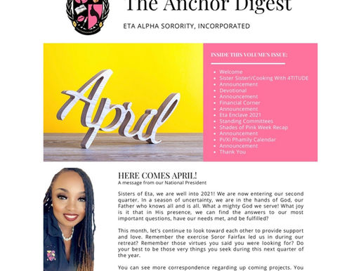The Anchor Digest: Volume I is out!