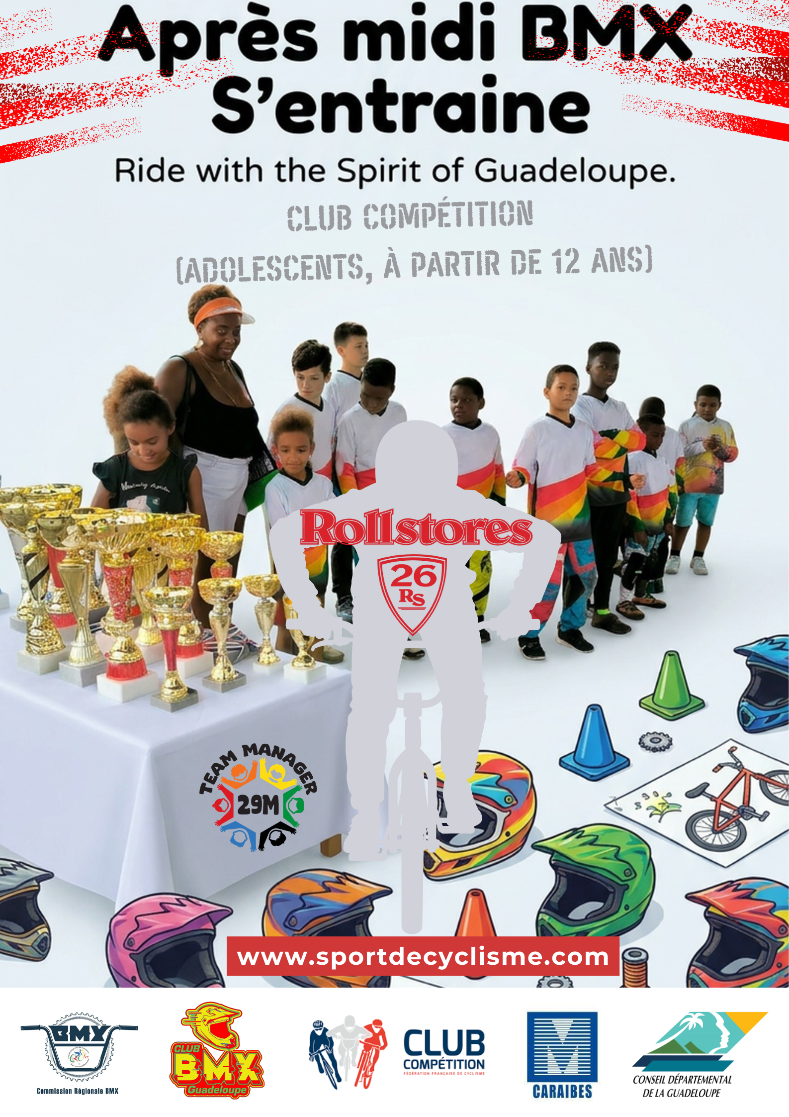 Cours de Vélo BMX Race Club Compétition Samedis de 14h à 16h