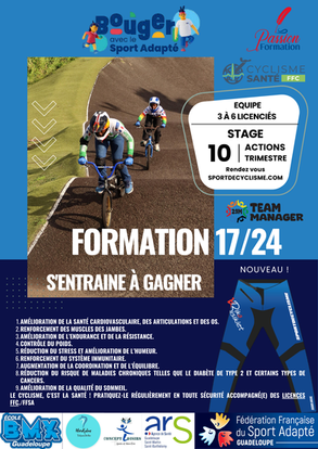 Sprint S'entraine à Gagnée avec le BMX