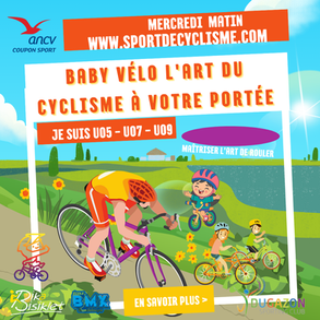 Cours de Baby Vélo  - L'Art du Sport Cyclisme à votre Portée