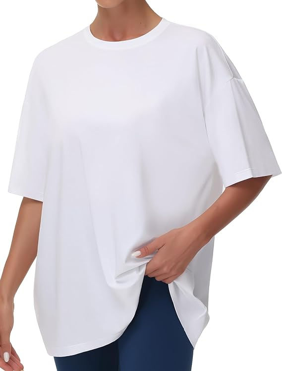 THE GYM PEOPLE Women's Casual Oversized T-Shirt