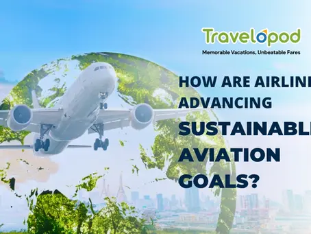 How Are Airlines Advancing Sustainable Aviation Goals?
