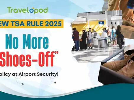 New TSA Rule 2025: No More “Shoes-off” policy at Airport Security!