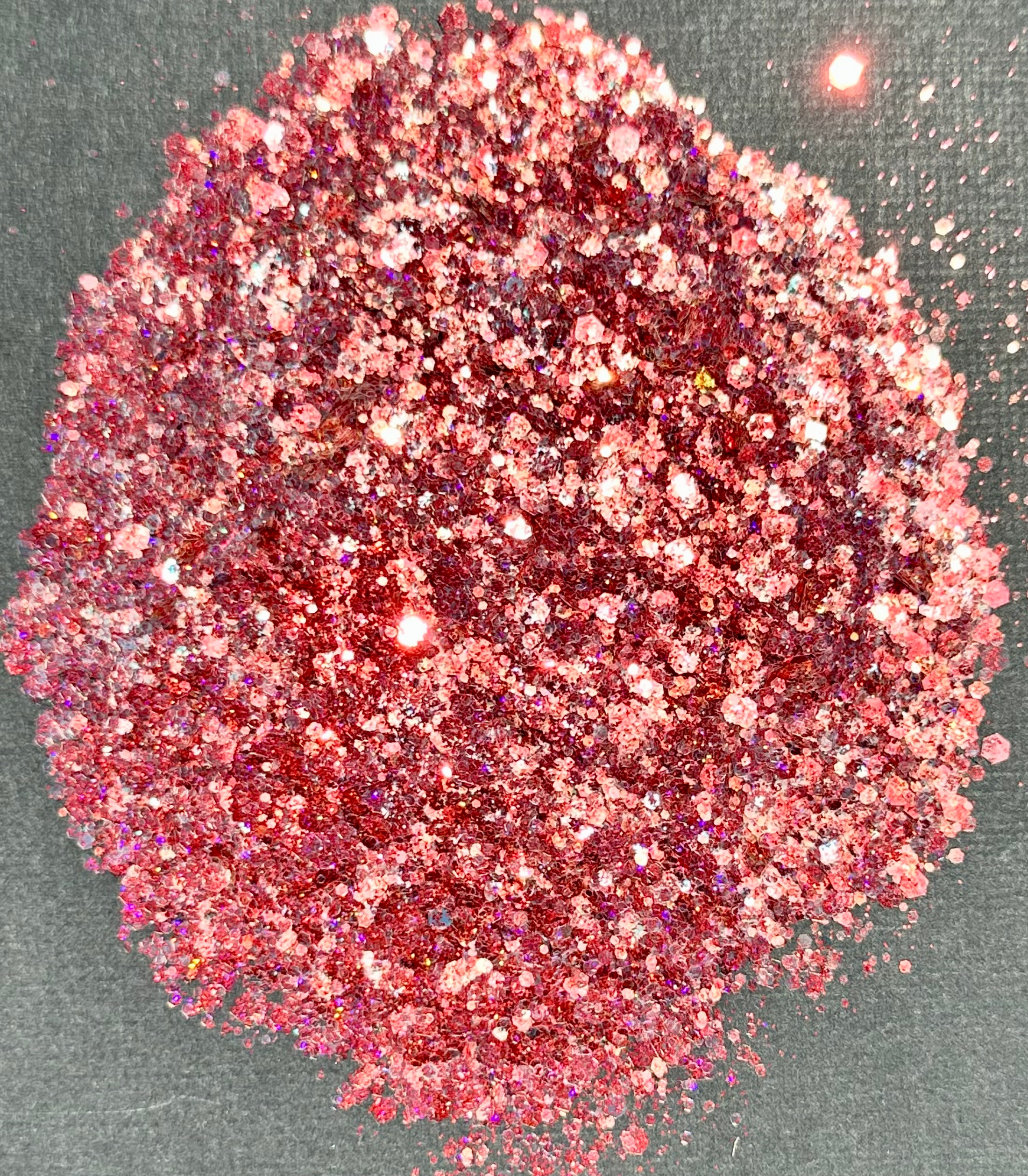 'Blood Orange Sorbet' -Glitter Mix