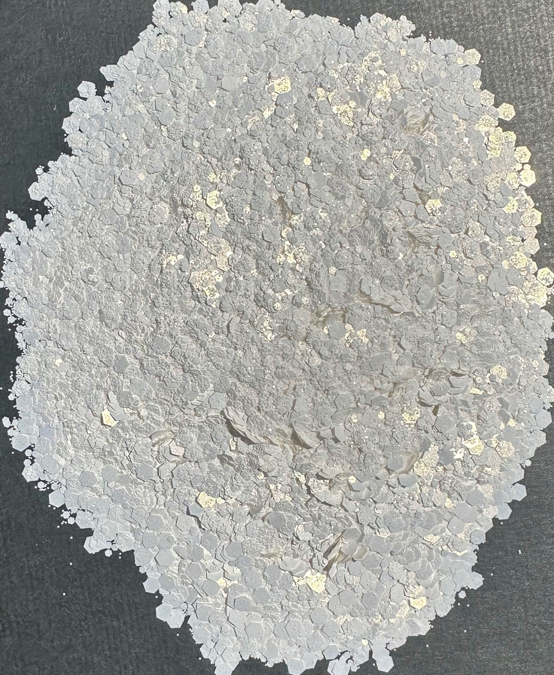 'French White' - White Glitter Mix