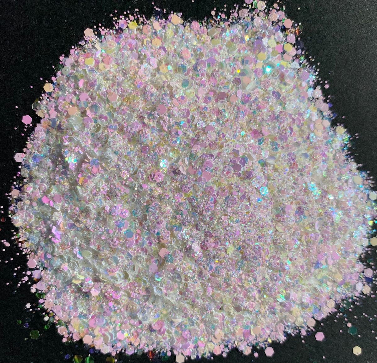 'Aput' - White Holographic Glitter Mix