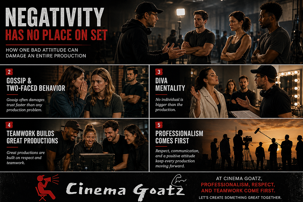 Negativity Has No Place on Set: How One Bad Attitude Can Damage an Entire Production