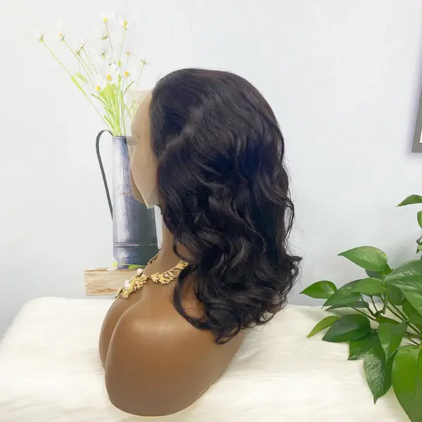 Thumbnail: 13*4 BoB Wig Loose Wave Wigs Color NC 250% Density