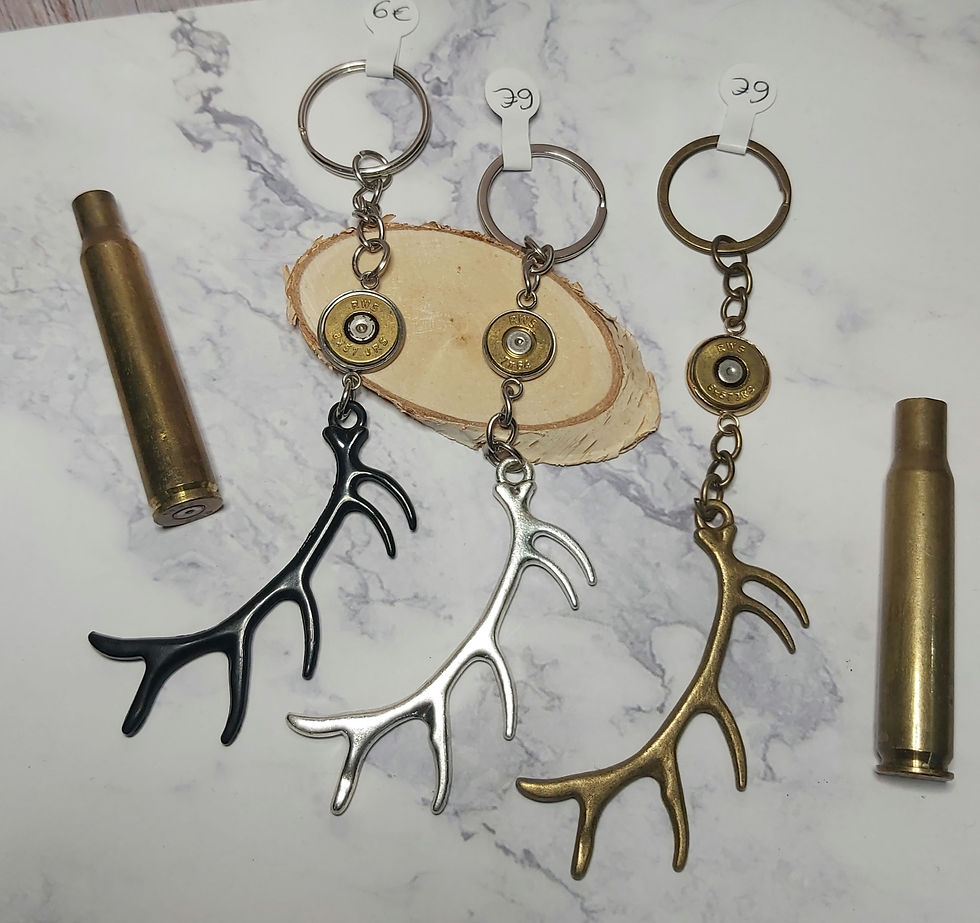 Miniature : Porte clef bois de cerf 