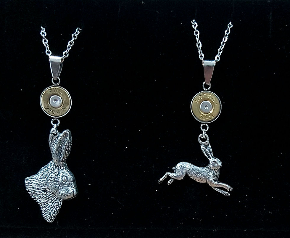 Miniature : Pendentif lièvre 