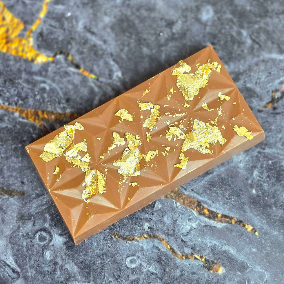 Thumbnail: gluten free viral dubai chocolate Milk Chocolate Viral Dubia Chocolate bar with edible gold leaf  PTK Bliss Bar