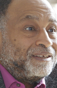 Le poète Rodney Saint-Éloi lors de l'entrevue en avril 2022